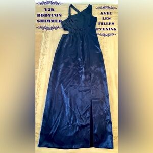 Avec Les Filles NWT Midnight Blue Evening Gown size 10